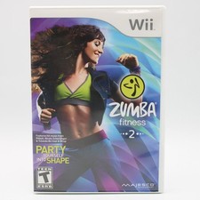 Zumba Fitness 2 Party Yourself Into Shape Nintendo Wii 2011 W/Manual