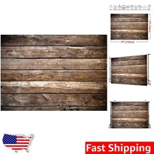 Photography Backdrop Brown Wood 7x5ft Vinyl Wall Floor Background for Studio