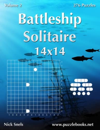 Nick Snels Unisex Multicolor Battleship Solitaire 14X14 - Volume 2 - 276 Logic Puzzles - Image 2