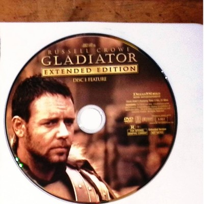 Gladiator: Extended Edition - Disc 1 Feature DreamWorks DVD Tested and Works