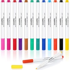 12 Pcs Iron on Transfer Pen Sublimation Markers for Heat Transfer Embroidery ...