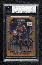 2022 Panini Prizm WNBA W25 Gold Prizm 8/10 Tina Charles #159 BGS 9 MINT 0q5k