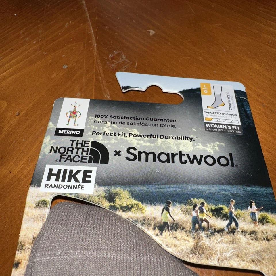 Calcetín grande Smartwool X North Face Crew Target Cushion Merino Crew para mujer Foto 2 de 4