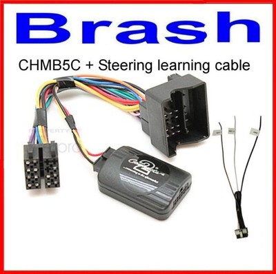 MINI COOPER 2002-2008 STEERING WHEEL INTERFACE + LEARNING CABLE AERPRO CHBM5C