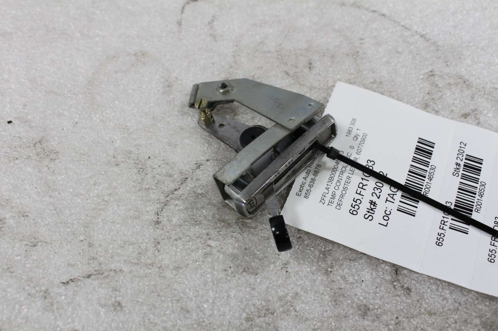 Ferrari 308, Defroster Lever, Used, P/N 60770900