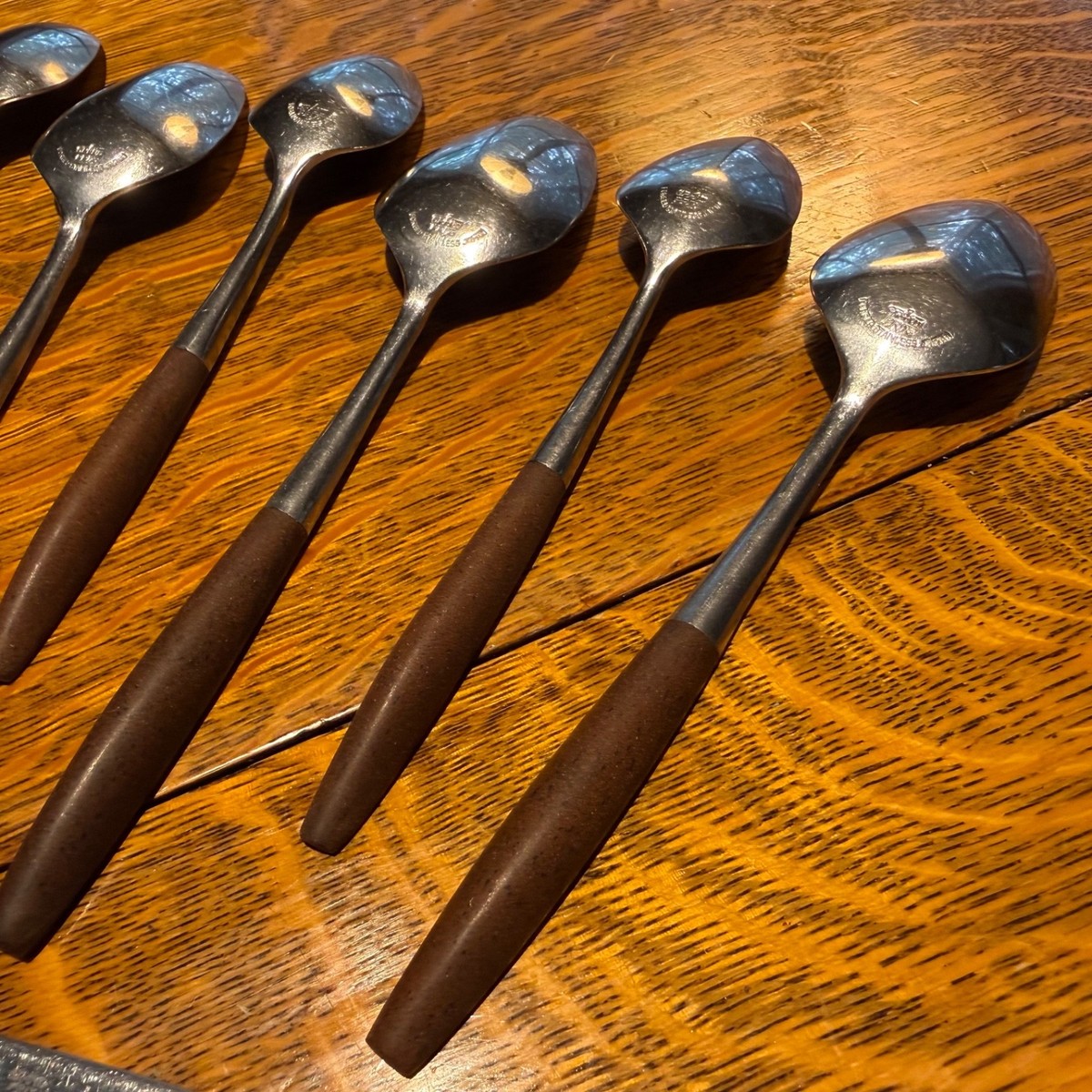 Mid Century 18 Piece Grand Prix Dior Muffin Forged Stainless Steel