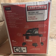 Craftsman 6 Gallon 2.5 Peak HP Wet/Dry Vac Portable Shop Vacuum