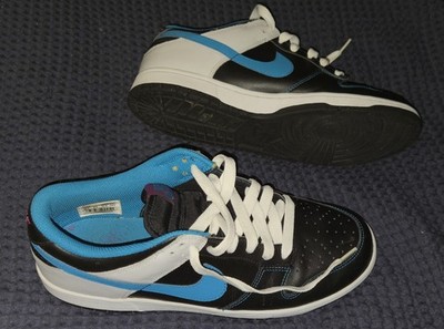 Vintage Nike Dunk Low - Black Neo Turquoise Terminator - 318019-041 - Sz 10.5