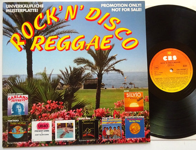 LP: Rock'N'Disco Reggae (Musterplatte; CBS PROMO 5; mint-)