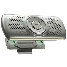 AGPTEK Car Speaker with Bluetooth 5.3, Hands Free Phone Kit for Calls, Gray