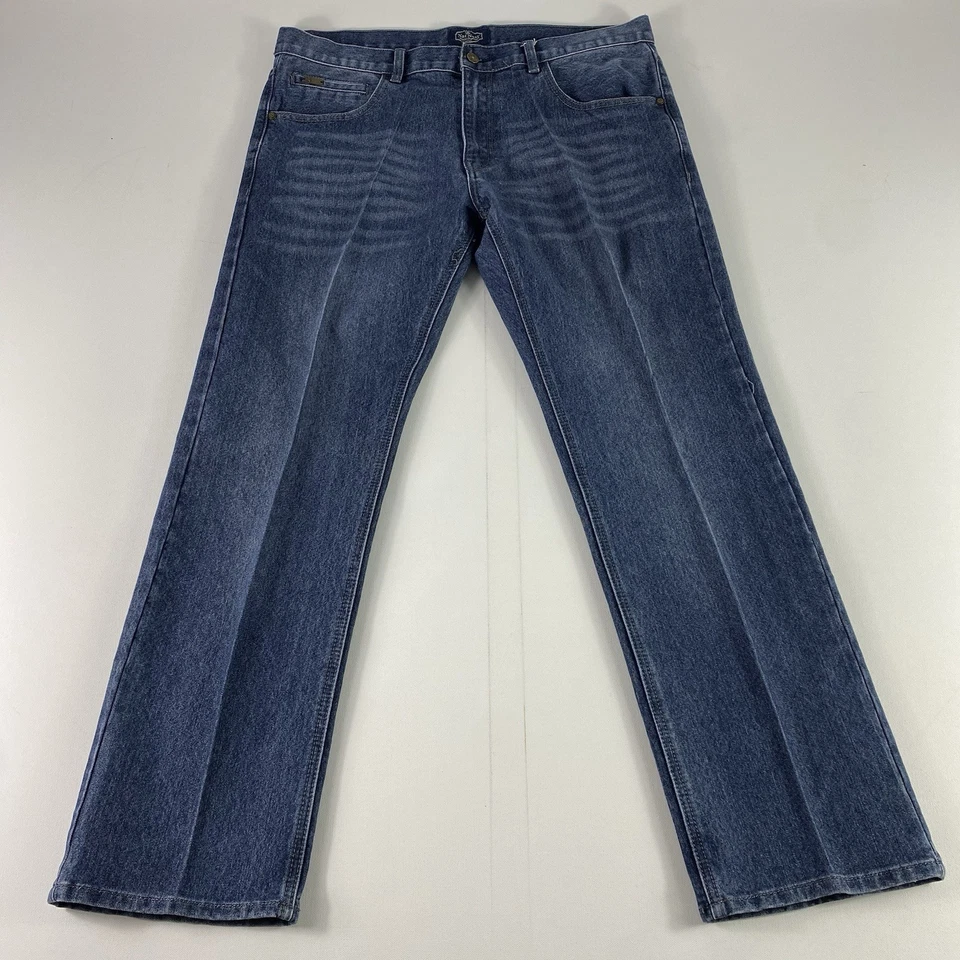 Nat Nast Jeans Mens 36/30 Maverick Fit Blue Denim Cotton Polyester Straight - Image 2 of 4