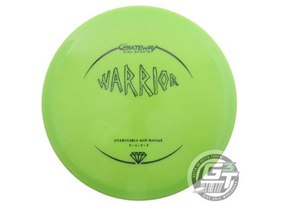 NEW Gateway Diamond Warrior 178g Lime Black Stamp Midrange Golf Disc