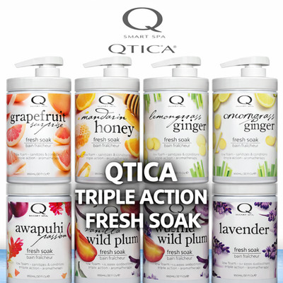 QTICA Smart Spa TRIPLE ACTION FRESH SOAK Mani & Pedi 32oz   CHOOSE ANY SCENT  