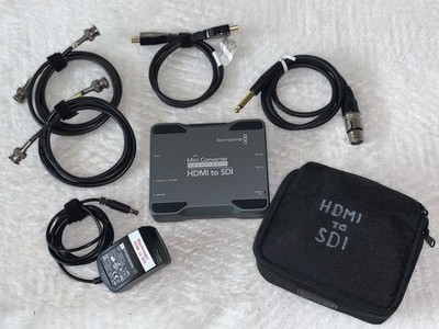 Blackmagic Design Heavy Duty HDMI to SDI (Analog) w/Power, Soft Case, & Acc.