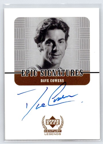 Dave Cowens #DC 1999 Upper Deck Legends Legendary Signature card