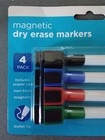 Magnetic Dry Erase Markers 4 Pack Bullet Tip Dry Erase Markers — photo 2