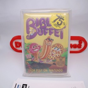 NES Nintendo Game BIBLE BUFFET - Religious CAS GRADED 75! NEW & Sealed! VGA/WATA