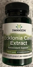 Swanson Ecklonia Cava Extract 53 mg, 50% Polyphenols 30 Veggie Capsules