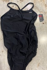 TYR Solid Diamondfit Swimsuit - Black - 40