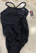 TYR Solid Diamondfit Swimsuit - Black - 40