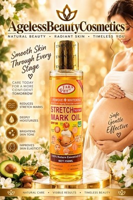 Tara Vet  Stretch Marks Treatment Oil Spf 50 150ml   Authentic