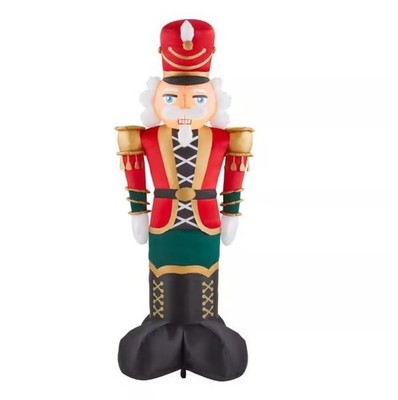 8' GIANT-SIZED LED NUTCRACKER AIRBLOWN CHRISTMAS INFLATABLE NIB