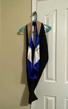 Graduation Master Hood for Business, M.S. Drab -blue/white NEW