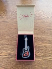 2024 Pamp Suisse Fender Jaguar Guitar Shaped 1 oz Reverse Proof Silver Box COA