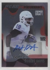 2017 Sage Hit Peak Performance Platinized Auto Robert Davis #PK-RD Auto 2b2