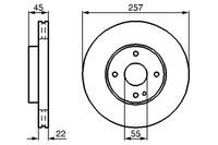 2X Bosch Bremsscheibe 0 986 478 638 FüR 323 MX EC BG Mazda BA 5 4 16V BA11 BA8P