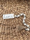 Farmhouse Wooden Bead Garland With Tassel — photo 2