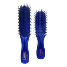 Light Touch 6 Sapphire Blue Hair Brush  Purse Sized Combo Pack by