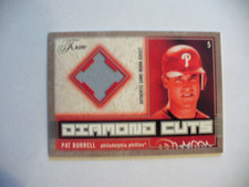 MLB - Fleer 2003 Flair (Diamond Cuts) Jersey Relic Card - Pat Burrell - EX/NRMT