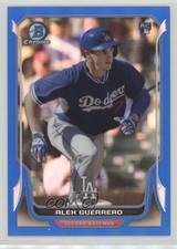 2014 Bowman Chrome Blue Refractor 154/250 Alex Guerrero #19 2a9