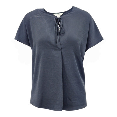 M&S Collection Popover-Bluse mit Bindekragen