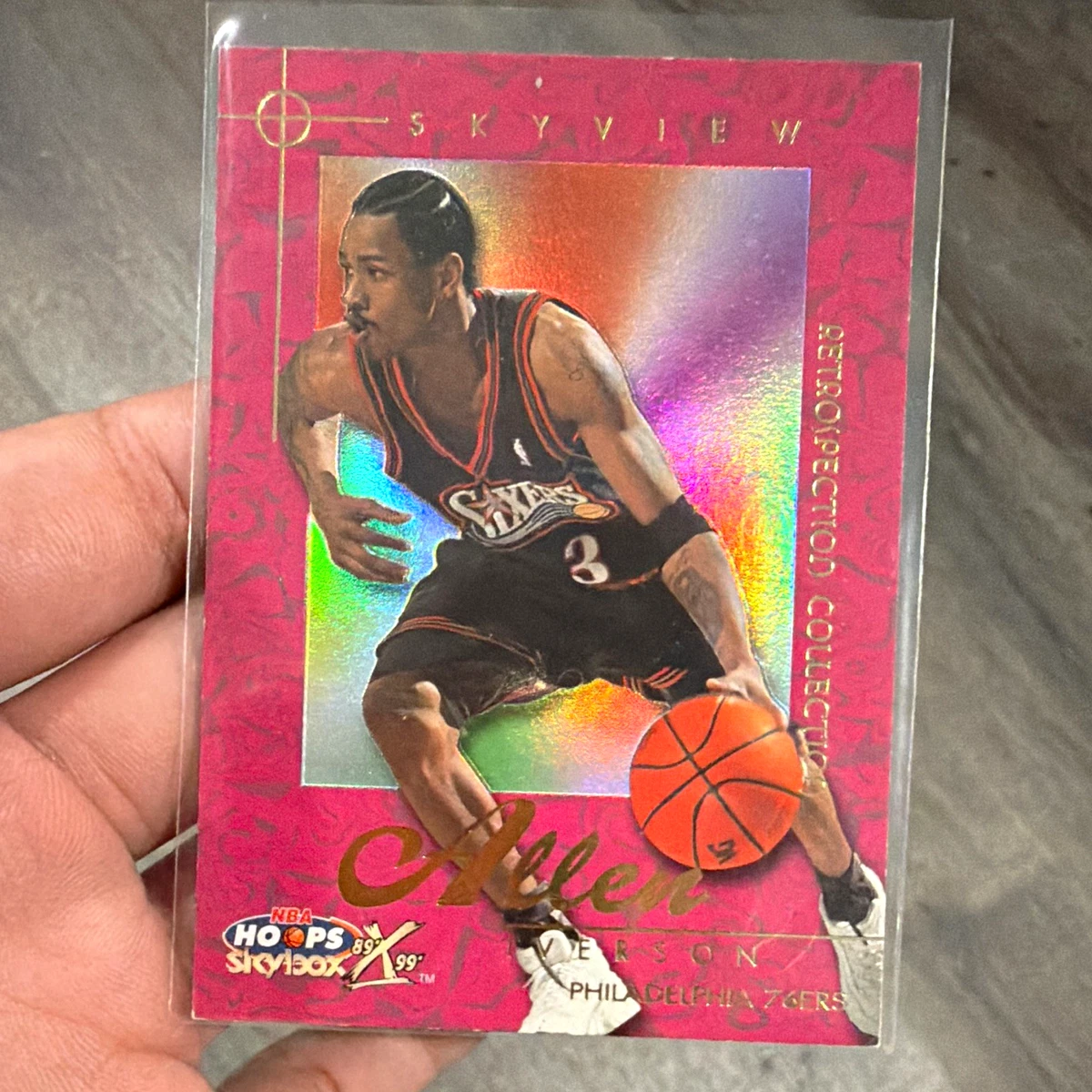 Allen Iverson Insert Basketball Sports Trading Cards & Accessories