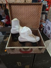 1976 Vintage Authentic Original Roller Derby Roller Skates Size 7 And Carry Case