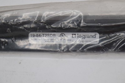 Q-Series Standard EIA 2-Post Equipment Rack Black 7' H x 3'' Channel Depth