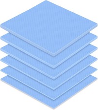 6 Pcs Thermal Pad 100 X 100 Mm, 0.5 Mm, 1 Mm, 1.5 Mm, 2 Mm, 2.5 Mm, 3 Mm Heat Re