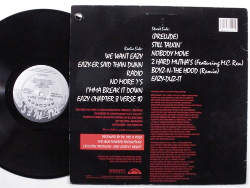 EAZY-E Eazy-Duz-It RUTHLESS SL-57100 LP VG+ m - Picture 2 of 2