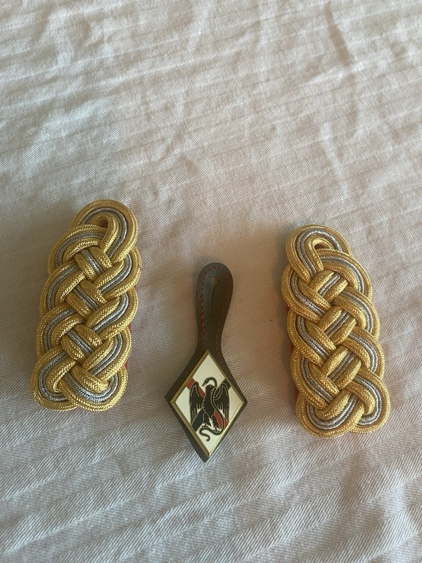 Military Collectibles Hanger And Shoulder Straps 