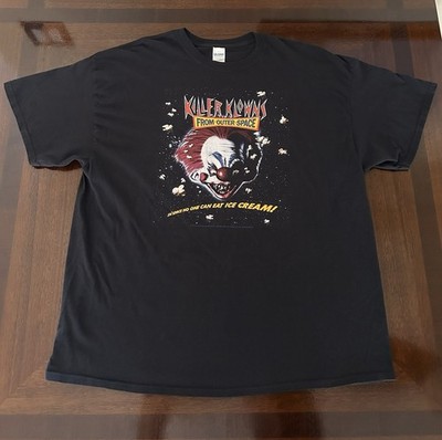 Killer Klowns From Outer Space T-Shirt 2008 Gildan Black Adult Size 2XL