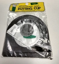 Vintage 1982 Novelty Putters Golf Putting Cup NIP Unbreakable Schaumburg IL