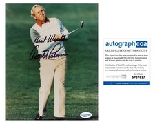 Arnold Palmer "The Legend" AUTOGRAPH Signed PGA Golfer 8x10 Photo B ACOA