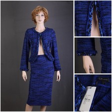 St. John Textured Knit 2 pc. Suit, JACKET SKIRT,SIZE 4 2 ,GORGEOUS NEW w/TAGS.