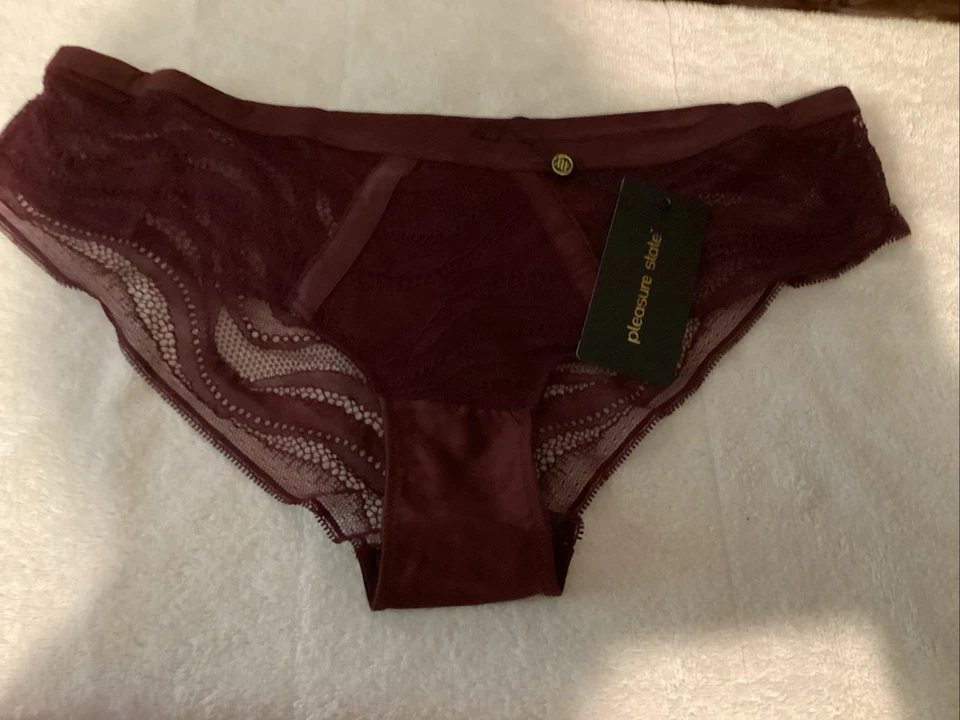 Pleasure State Panties Underwear Amelia Mid Brief Size XL NWT Fig Intimates - Image 2 of 3