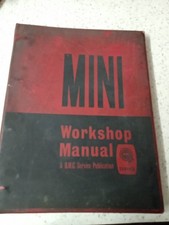 Vintage Mini & Mini Cooper Workshop Manual A BMC Service Publication 1960's.