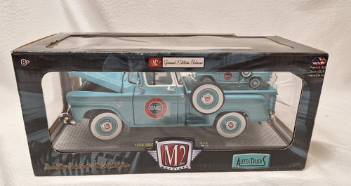 M2 Machines 1:24 1958 GMC 100 Step Side Piggyback 1:64 1 of 500 GMC Sales - Picture 2 of 5