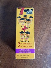 Kodak 200 35mm Color Print Film 7 Rolls 192 Bright Sun Exposures Exp 03/2007