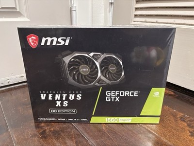 MSI Ventus XS OC Edition NVIDIA GeForce GTX 1660 SUPER 6GB NEW&SEALED